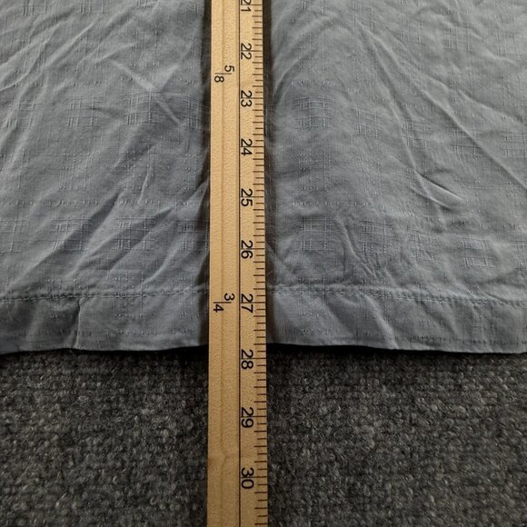 Tommy Bahama Sails Call Hula Girl Embroidered Hawaiian Shirt Blue 2XL Silk Adult - Picture 6 of 16